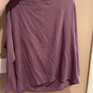 LULULEMON | Purple long sleeve, oversized fit